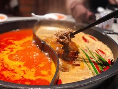 番茄红汤鸳鸯锅-园里火锅(仁和新城店)