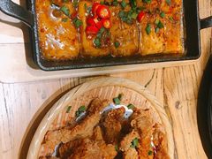 铁板豆腐-游园觅食记夜市·小龙虾大排档