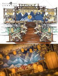 -三色锦婚礼定制