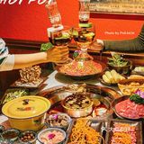 天津探店✨甜品免费无限吃❗️这家民国风火锅店超爱❗️