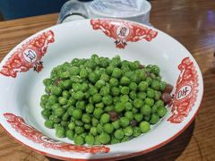 甜青豆炒腊肠-肖记公安牛肉鱼杂馆·省级非物质文化遗产(万松园直营店)