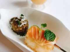 鲑鱼糍饭糕-Jean Georges