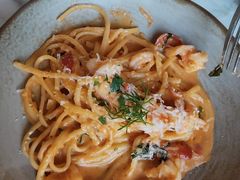 自制厚培根辣奶油意面-O'eat Blossom&Pelican(深圳首店)