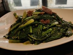 豆豉鱼炒油麦菜-粤轩楼广式特色餐厅(青岛路店)