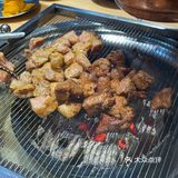 分量超大的韩式烤肉，味道也🉑