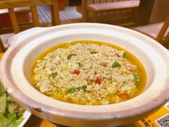 尖椒肉沫臭豆腐-丁记盐蘸牛肉·新杭菜(河东路店)