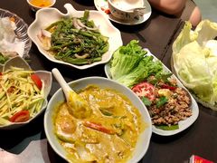 马拉盏炒通菜-大头虾越式风味餐厅(光明广场店)