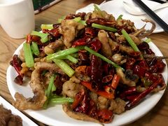 干煸鱿鱼须-陈傻子餐厅(世纪都会店)