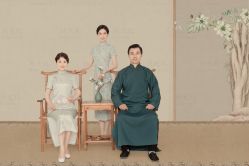 -时光纪亲子全家福照相馆(静安店母女写真父母纪念照)