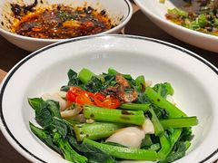 干葱菌菇白灼菜心-新太二·鲜料川菜(晶耀前滩店)
