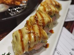 鲜切芒果芝士卷寿司-小川洋风料理(街道口店)