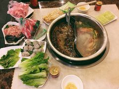 涮鸭肠-朱氏胖子烂火锅(洪崖洞店)