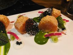 挪威三文鱼配法葱酱汁-AZUL by FUEL蓝色·法式酒馆(琶醍店)