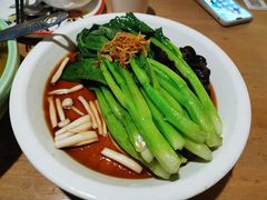 白灼菌菇菜心-新白鹿餐厅(城西银泰城店)