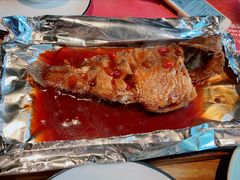 铁板烧汁鲈鱼-U你·湖北家宴菜(南湖总店)