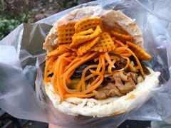 花干夹菜-三兄弟高炉烧饼