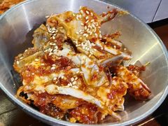 生腌螃蟹-青春韩国料理(汽博店)