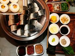 -围炉肉舍•炭烤活鳗•丹东海鲜烤肉(步行街店)