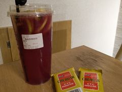 菊花黑枸杞柠檬茶-大葱柠檬茶scallionlemontea(中山八路富力店)