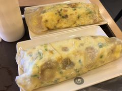 豆浆蛋饼套餐-永和大王(蛙嫩紫苏香·军博店)