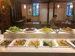 自助取餐区-清心素食自助餐厅(夫子庙店)