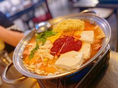 部队锅加芝士-富乐满韩国正宗炸鸡韩国料理(虹泉路店)