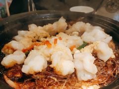 金银蒜蒸凤尾虾-绿茶餐厅(龙湖杭州金沙天街店)
