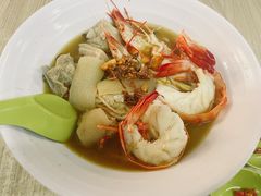 虾排骨面-白蘭閣街蝦麵