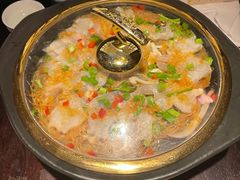 蒜蓉粉丝虾-绿茶餐厅(同成街华联店)