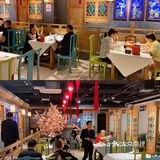 吃酥香烤鸭蘸蜜汁桃花酱
