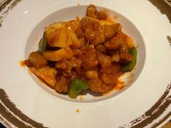 菠萝古老肉-一盏明灯全素斋(殊像寺店)