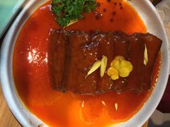 红烧带鱼配鸭油饼-顺承小院儿