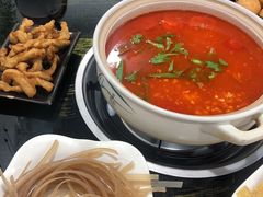 酸汤豆米火锅-黔府豆米火锅野菜馆(南马店)