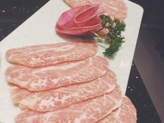 黑猪五花肉-猪啊牛呀羊啊铜盘烤肉(正大广场店)