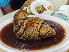 罾蹦鲤鱼-奥华餐厅·老张记(台基厂店)