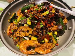 干锅香辣牛肉虾-自己人(九码头店)