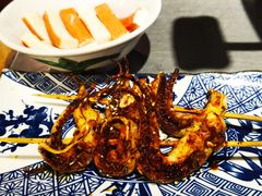 烤鱿鱼须-探鱼·鲜青椒爽麻烤鱼(钟楼众汇广场店)