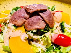 炙烤牛舌沙拉-厚贞日式烤肉(龙之梦店)