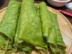 蒜汁菜煎饼-蓝田印象