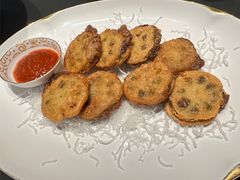 香炸荠菜莲藕夹-曾宴·楚菜(湖北省博物馆店)