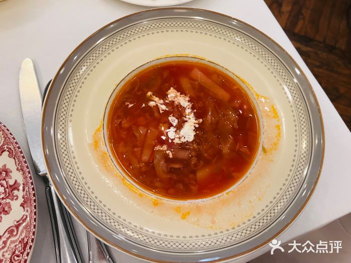莫斯科餐厅莫斯科红菜汤图片