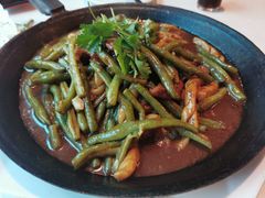 排骨扁豆焖卷子-山乡农家院(海淀区西北旺店)