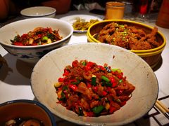豆豉辣椒炒油渣-农耕记·湖南土菜(halo广场店)