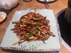 茶树菇炒鱼柳-鱼神·脆肉鲩 全鱼宴(西乡店)