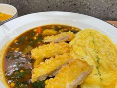 炸虾排咖喱蛋包饭-池奈·咖喱蛋包饭(熙地港店)