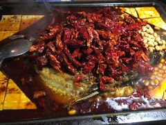 重庆豆花烤鱼-探鱼·鲜青椒爽麻烤鱼(广州花都来又来店)