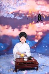 -后宫·古装汉服京剧儿童亲子全家福摄影