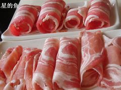 肥牛卷+肥羊卷-贺野·自助炭火烤肉(紫藤路店)