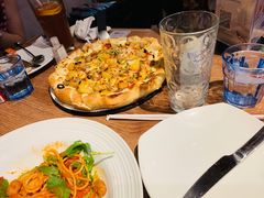 普装铁盘田园风光比萨-必胜客(龙茗店)
