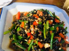 螺狮炒韭菜-原味缘菜馆